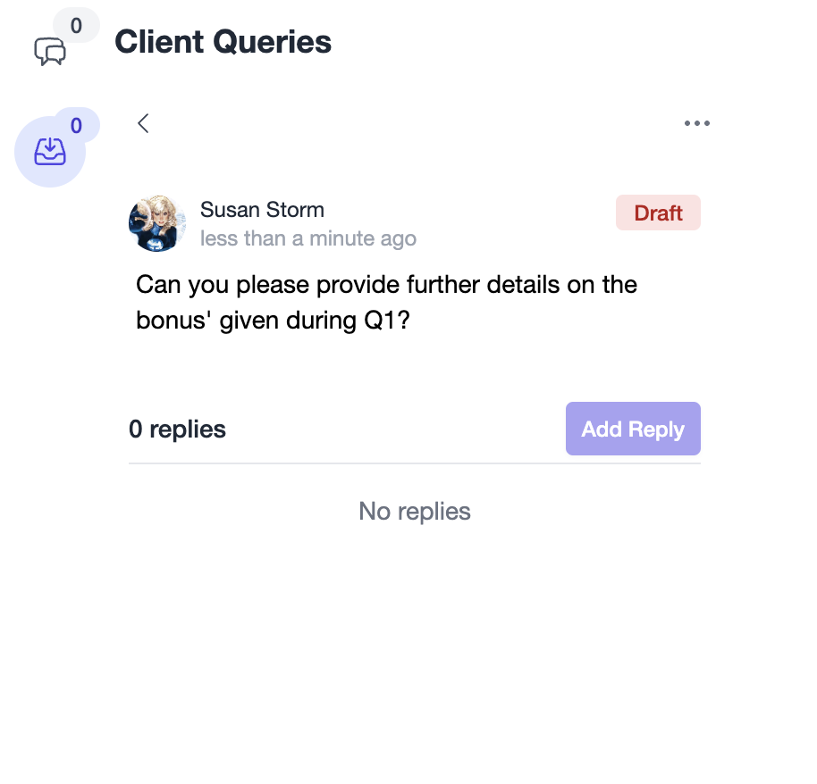 client queries overview